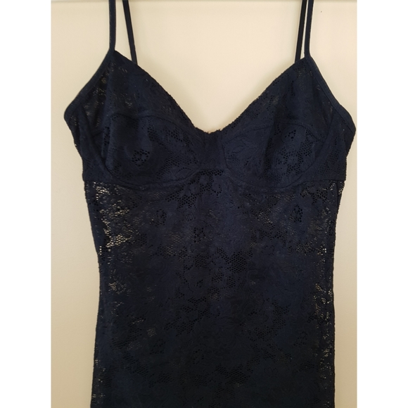 Wilfred Black Lace Sheer Chemise Slip - Picture 2 of 15